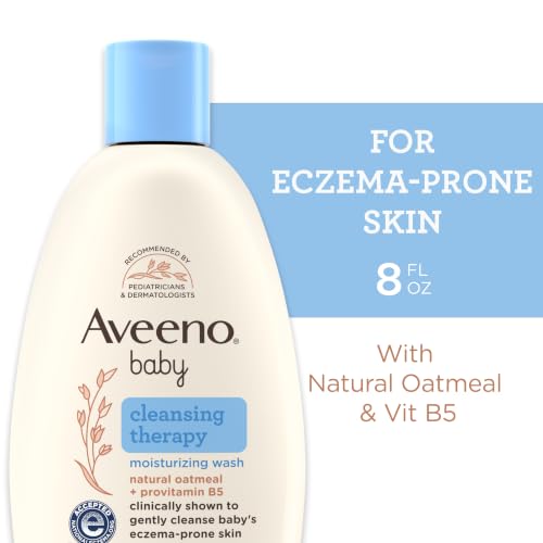 Aveeno Baby Cleansing Therapy Moisturizing Body Wash, 8 oz